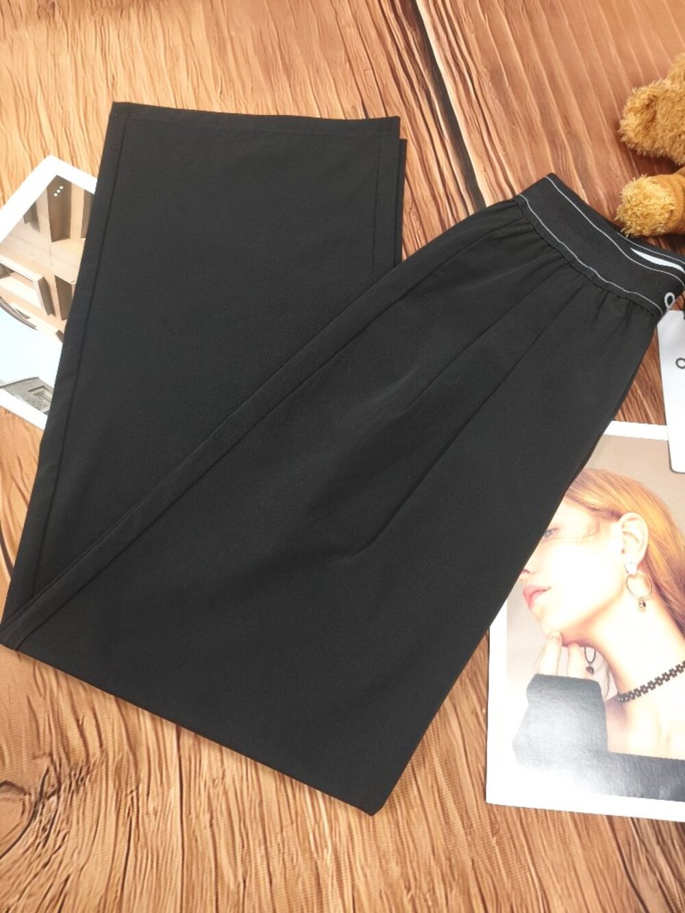 Alo Yoga NWT Black Straight Leg Trouser Regular 30"- Easy Everyday Styling⌚📆 - Picture 6 of 7